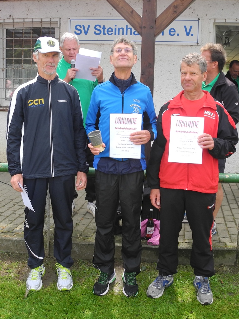 Norbert (Mitte) Sieger M60