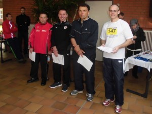 Christian Briesen (2. v. l.) 4. Platz M45